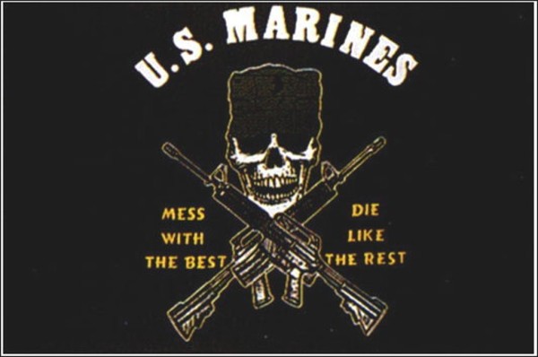 Flagge, U.S. Marines neu (90 x 150 cm)
