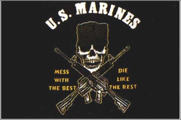 Flagge, U.S. Marines neu (90 x 150 cm)
