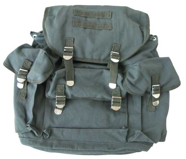 Rucksack, Bw Imit. dunkeloliv neu