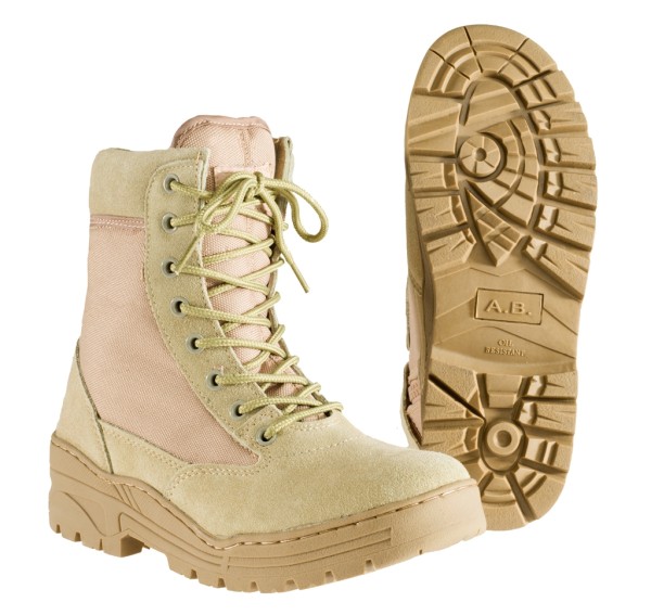 Outdoor-/Tactical-Boots m. RV, (AB) khaki neu