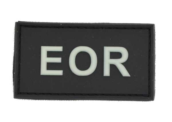 Klett-Patch, 3D EOR schwarz (nachtleuchtend)