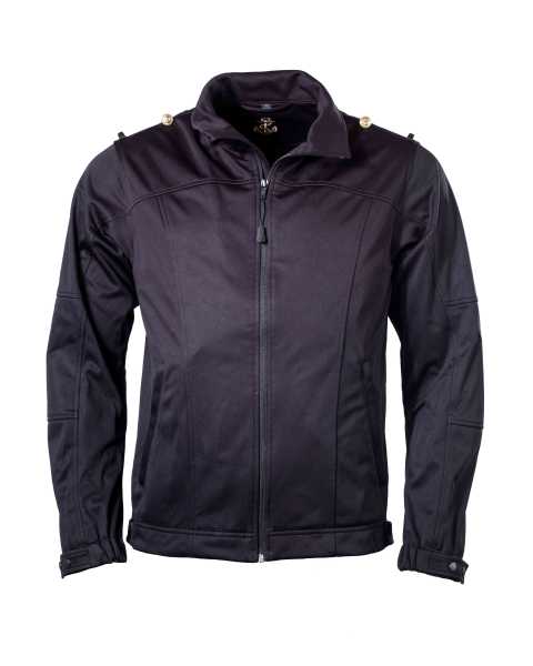 Softshell-Blouson, BW Marine schwarzblau neu