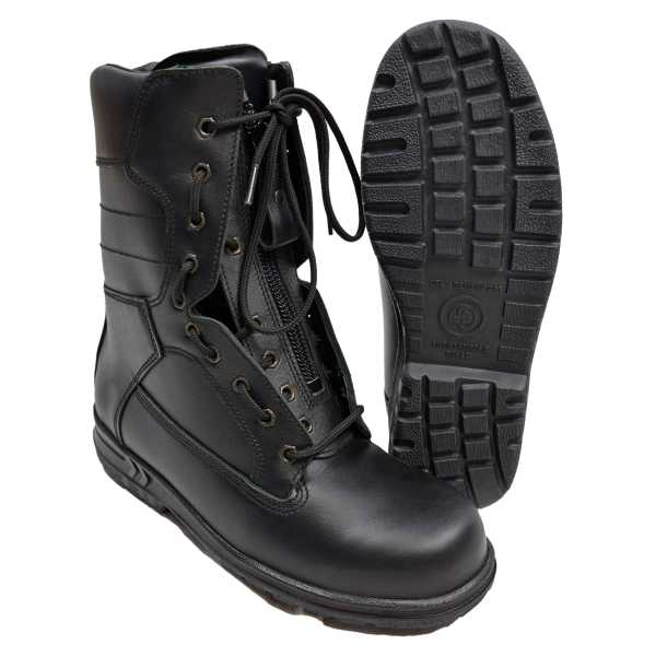 Pilotenstiefel, NL "Universeel" Leder schwarz neu